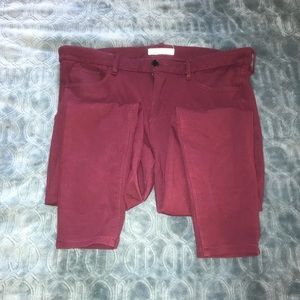 Liz Claiborne Maroon Pants